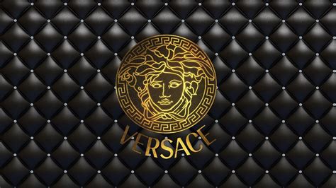 versace logo metal|versace logo background.